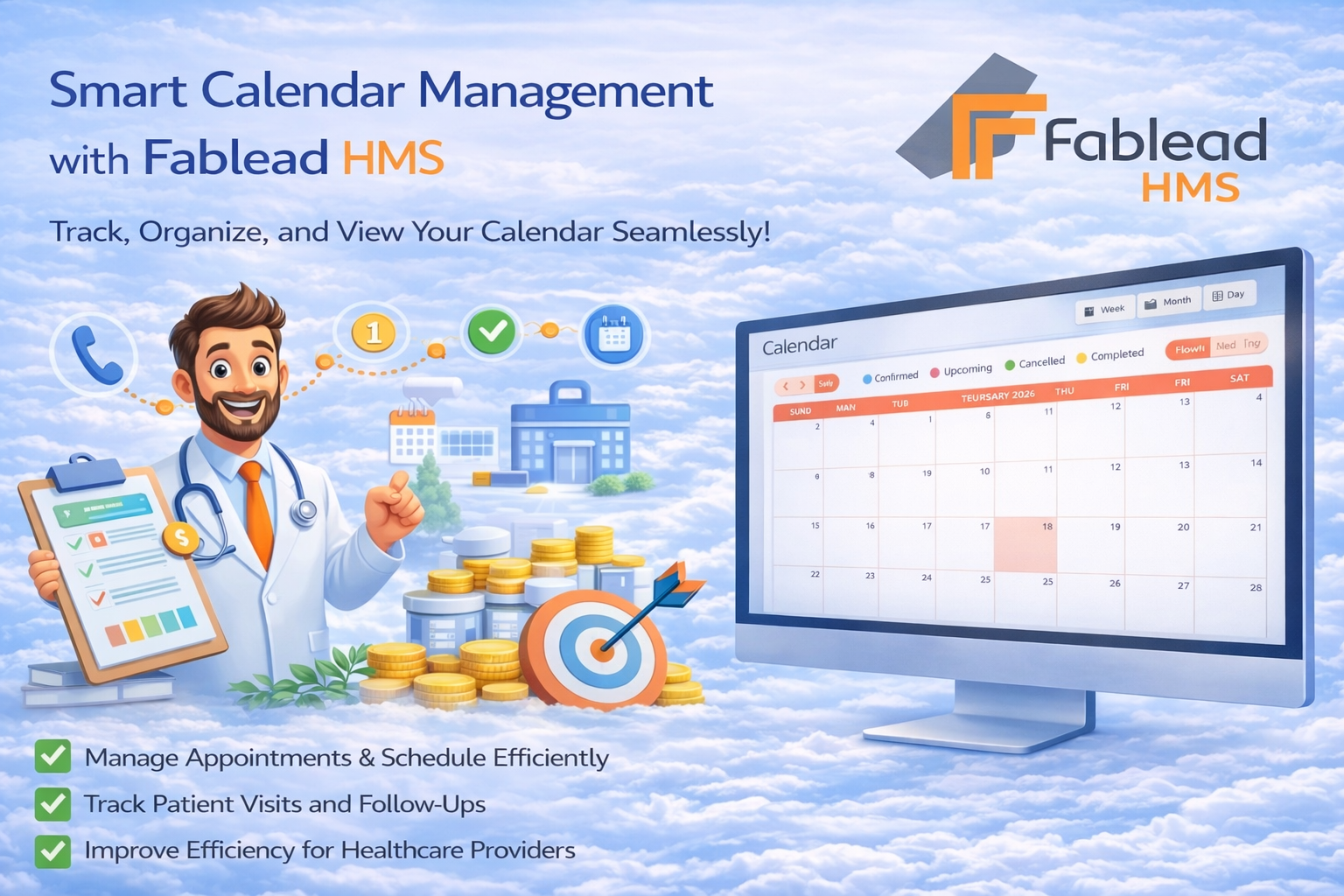 Fablead Technolabs calendar view