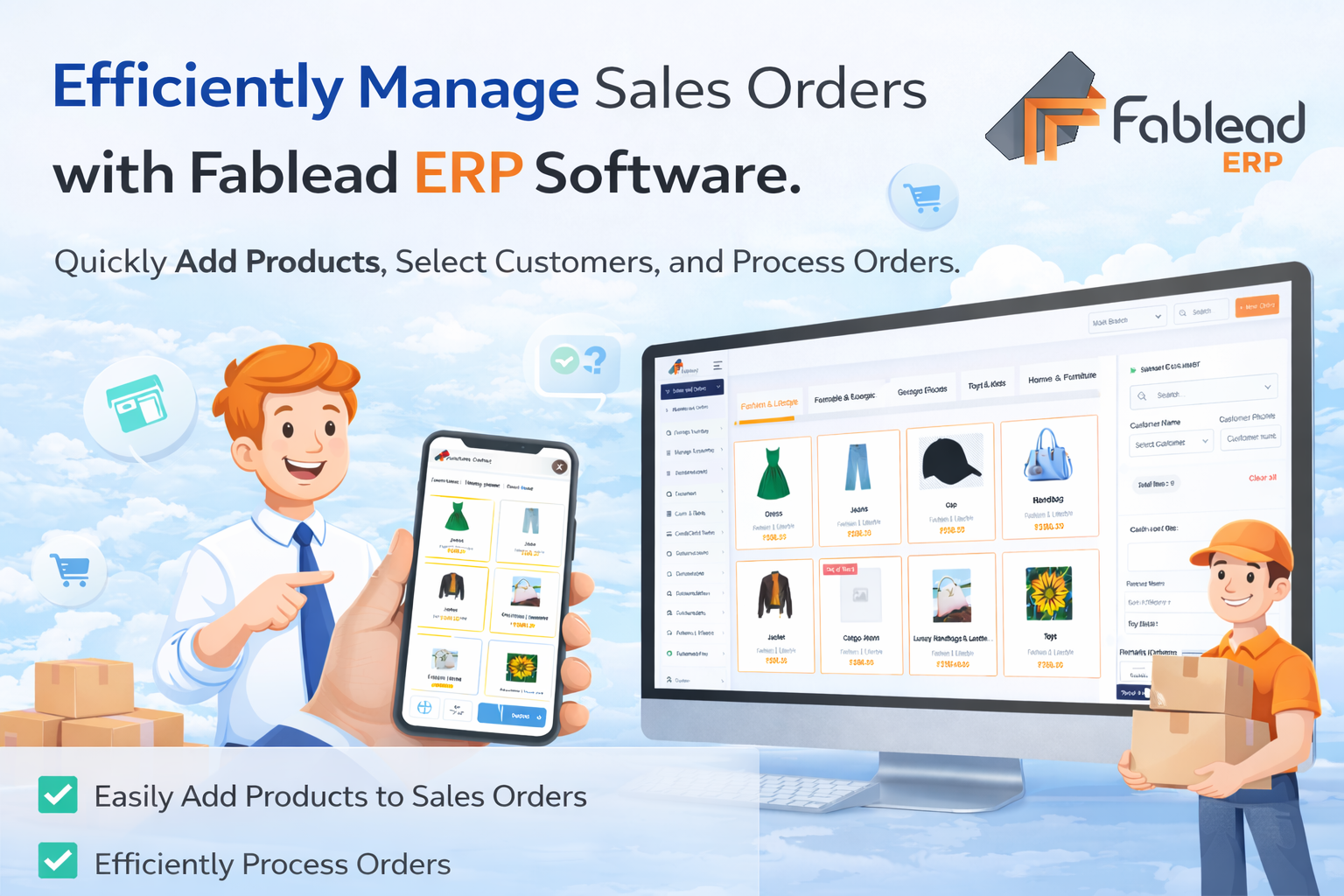 Fablead Technolabs sales management and tracking