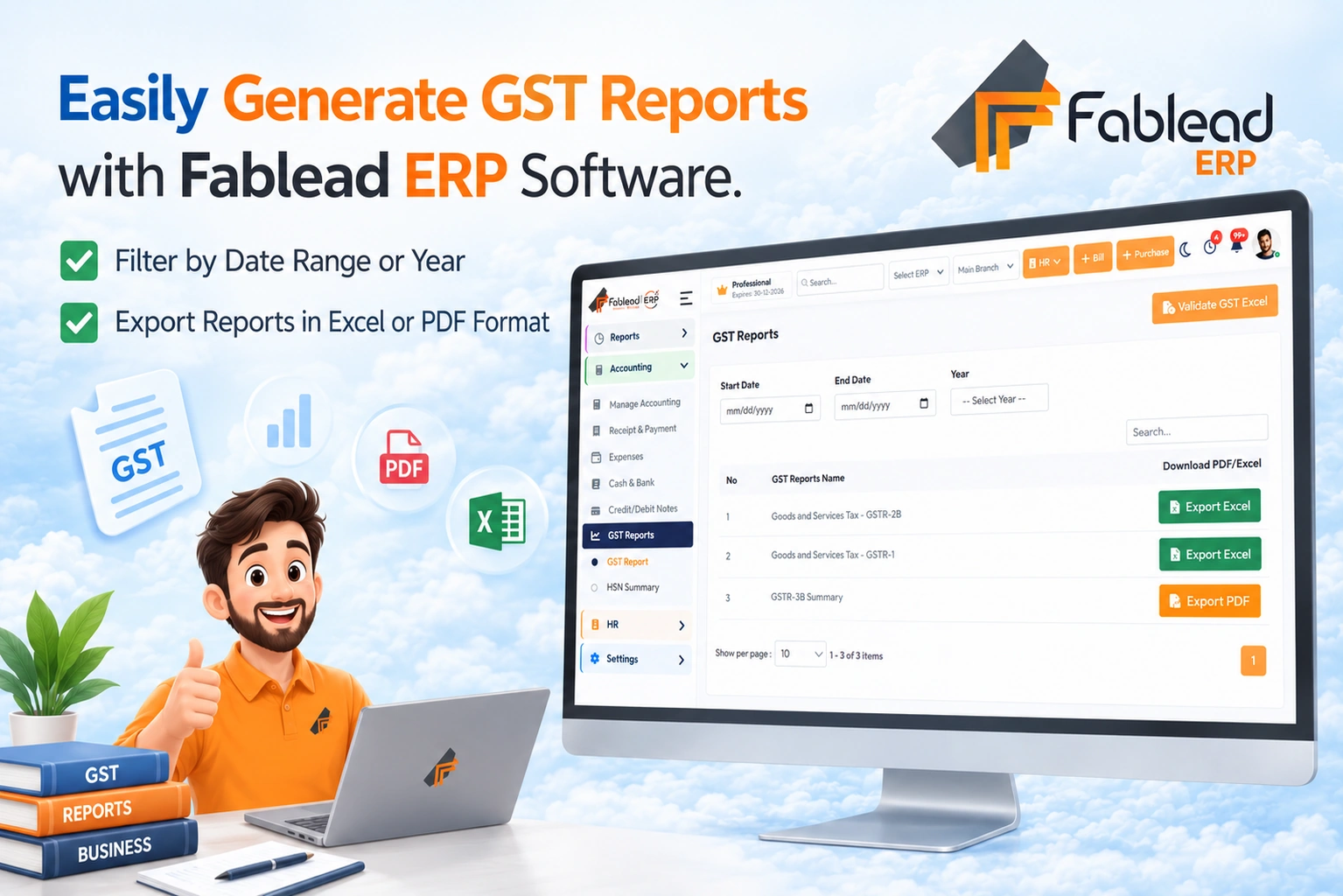 Fablead Technolabs smart GST reporting and compliance